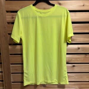 Brooks Men's Neon Yellow Short Sleeve Running Tee Shirt